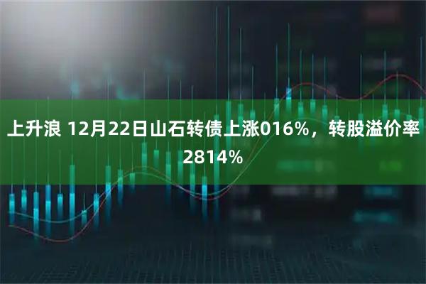 上升浪 12月22日山石转债上涨016%，转股溢价率2814%